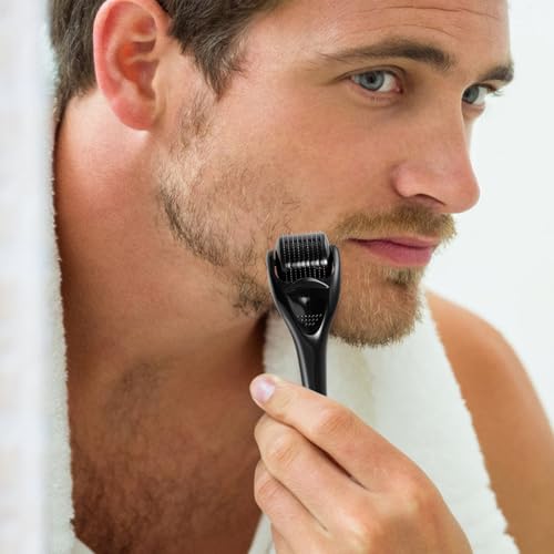 Microneedle Derma Roller 0.25mm for Hair Face Skin Home Use - Portable & Easy to Use