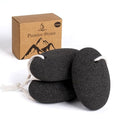 Natural Volcanic Lava Pumice Stone Set - 3-Pack Foot Scrubber for Calluses
