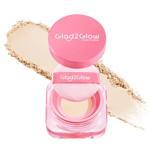 Glad2Glow Loose Powder Foundation - Mineral, Oil Control & Pore Blurring