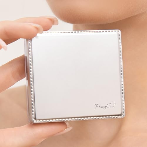Blotting Papers with Mirror & Puff - 100 Bamboo Charcoal Sheets