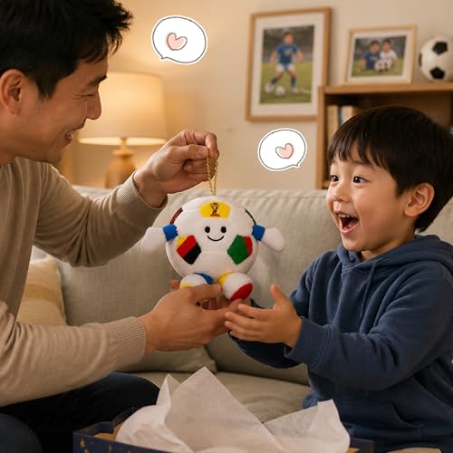 Flag Pattern Plush Soccer Ball Pillow - Soft Decorative Throw for Kids