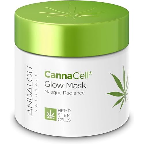 Andalou Naturals CannaCell Glow Mask, 1.7 Ounces