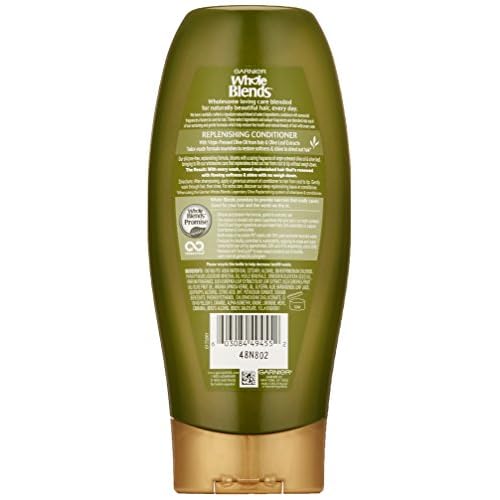 Garnier Whole Blends Replenishing Conditioner Legendary Olive, Dry Hair, 12.5 fl. oz.