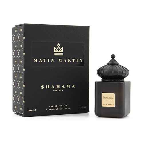 MATIN MARTIN Shahama - Arabian Perfume for Men - Long Lasting Oriental Fragrance with Fruity, Spicy, Oud, Leather Notes - Arabic Cologne - Eau de Parfum - Luxury Gift - Travel Size - 3.4 oz EDP Spray
