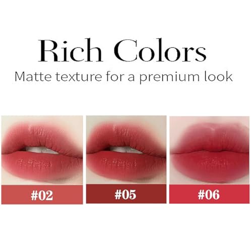 Baorder 3-Color Cute Rabbit Matte Lipstick Set with Keychain