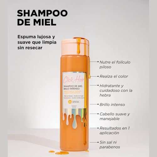 RUUFE Honey Hair Shampoo & Perfume Set - Nourishing, Shine-Boosting, Paraben-Free