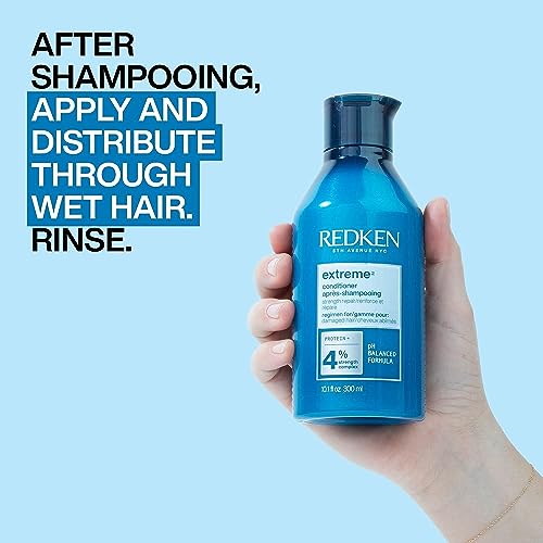 Redken Extreme Conditioner For Damaged Hair - Strengthen & Protect Damaged Hair, Infused With Proteins