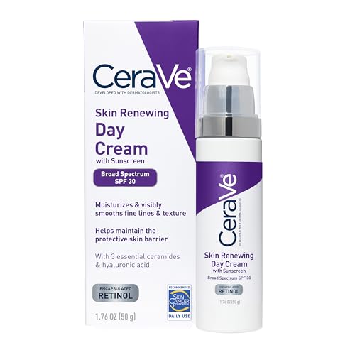 CeraVe Day Cream with SPF 30 and Encapsulated Retinol 1.76oz – Daily Moisturizer