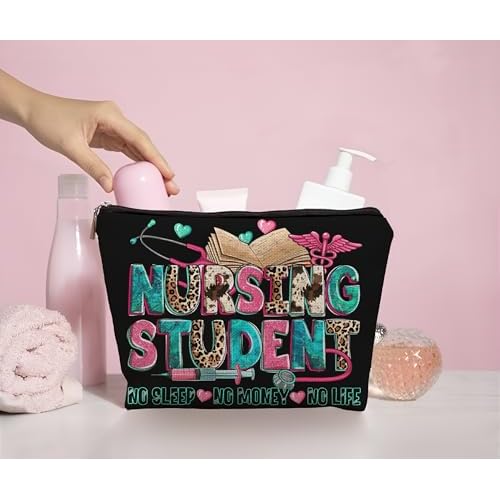 Nursing Student Makeup Bag, Nursing Student Gifts, Nursing Student Essentials, Future Nurse Gifts, Nurse Appreciation Gifts, Nurse Accessories, Nurse Graduation Gifts Cosmetic Bag Makeup Pouch