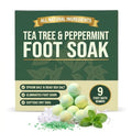 Tea Tree Oil Foot Soak Balls with Epsom Salt - 9 Pack for Tired Feet