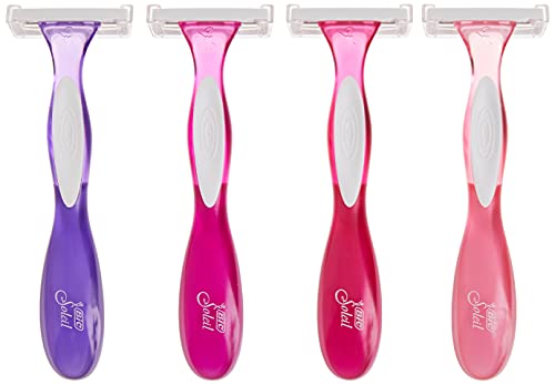 BIC Soleil 3 Scented Disposable Women's Razors - 4 Pack for Legs & Bikini