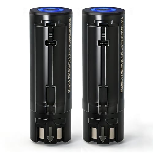 Replacement Battery Compatible with BaBylissPRO FXONE Clipper and Trimmers, for FXBB24 Lithium-ion Battery Pack with LED Indicator & Quick Release Button (2 Packs)
