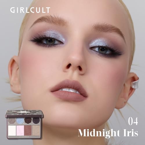 GIRLCULT All-in-One Cool-Toned Makeup Palette for Full Face & Smoky Looks