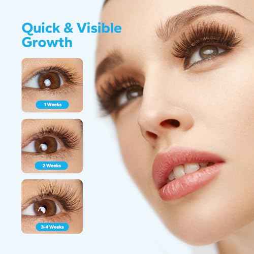 Eyelash Growth Serum (0.17 oz), Lash Serums for Fuller & Longer Looking Alluring Eyelashes, Eyelash Serum for Eyelashes & Eyebrows, Premium Lash Growth Serums for Eyelash Extensions