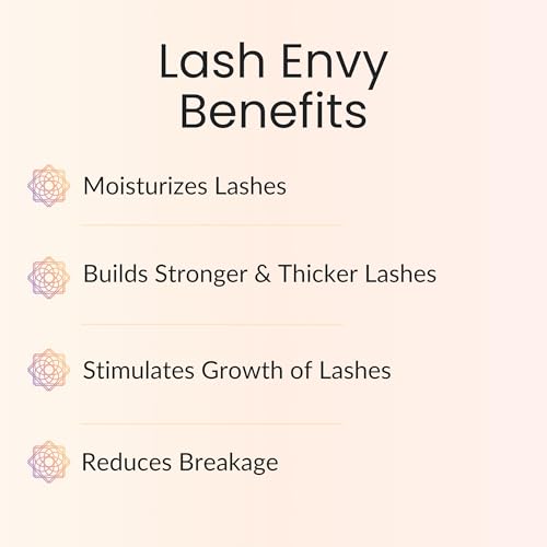 Vitality Extracts Lash Envy Roll-On - Eyelash Enhancing Serum, Essential Oil Blend, Castor Oil, Thicker & Fuller Looking Lashes, Fatty Acids
