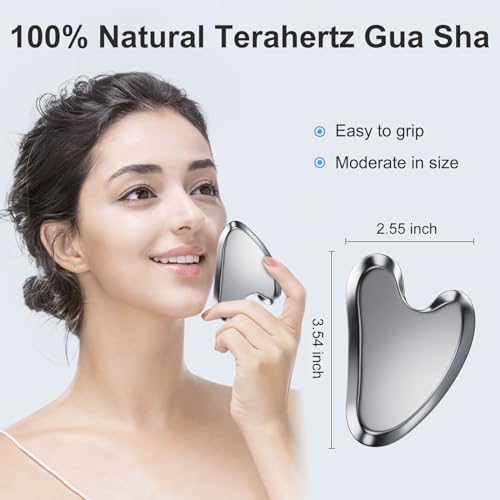 Terahertz Gua Sha Facial Tools Guasha Tool for Face Body Gua Sha Stone Lymphatic Drainage Massager