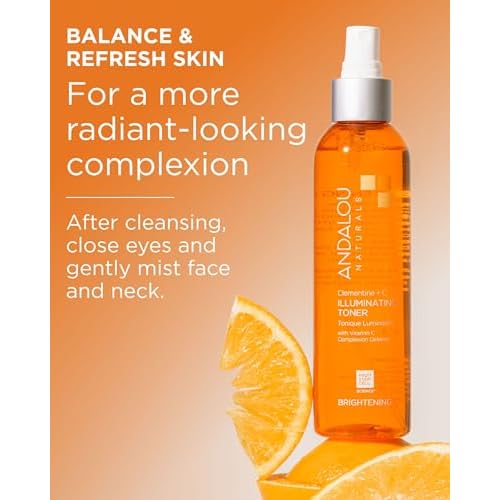 Andalou Naturals Toner Clemntine+C Illmntn, 6 oz