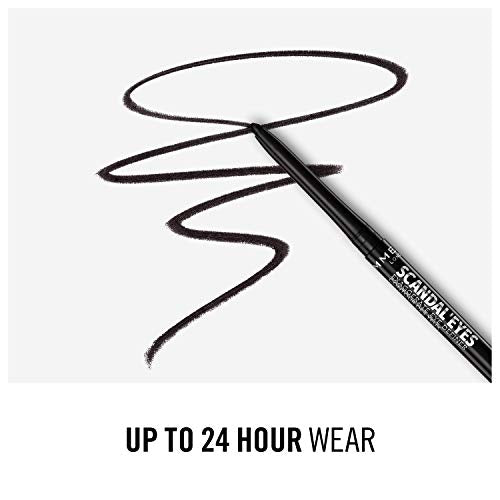 Rimmel London Scandaleyes Exaggerate Eye Definer, 001 Intense Black, 0.35g