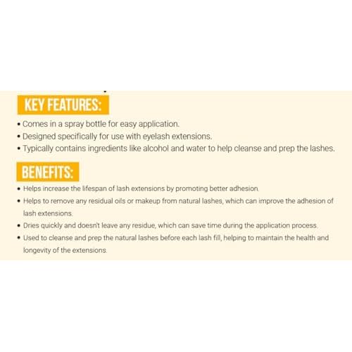 Alluring Lash Care Prep Primer Eyelash Extension