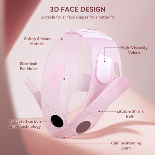 V-Line Chin Mask - Soft Silicone Face Lifting Strap for Women