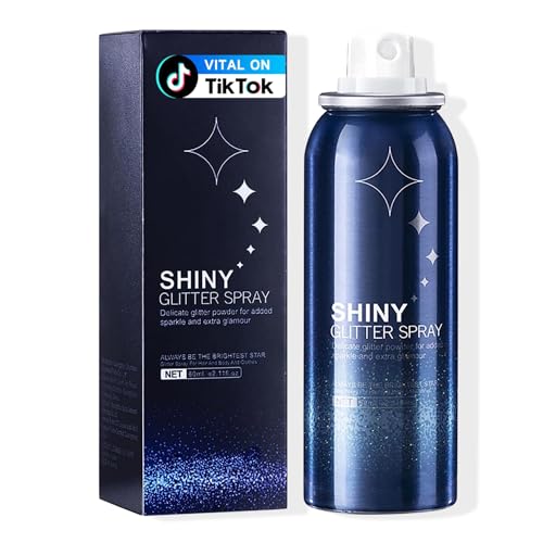 Body Glitter Spray - Long-Lasting Shimmer for Hair & Skin