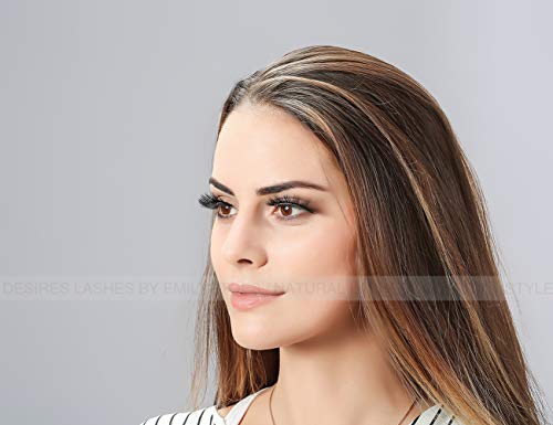 3D Layered Fake-Mink Eyelashes - 5 Pair Multipack