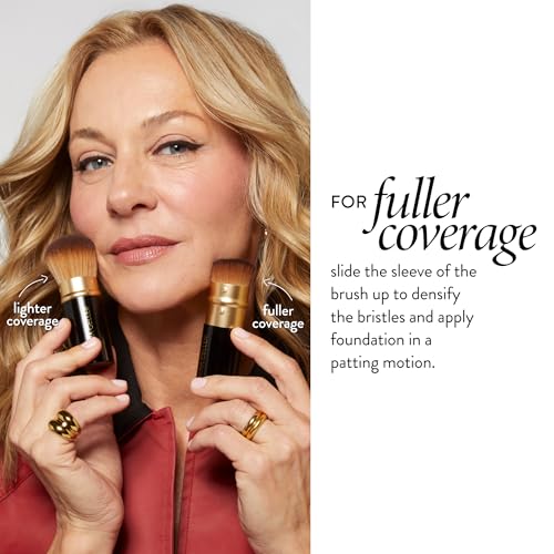 Retractable Airbrush Kabuki Brush - Flawless Foundation Application