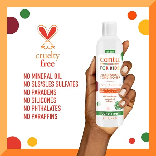 Cantu Care For Kids Nourishing Conditioner 8 Ounce (235ml) (3 Pack)