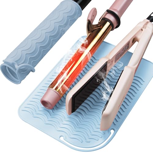 Heat Resistant Silicone Mat for Hair Tools & Flat Irons