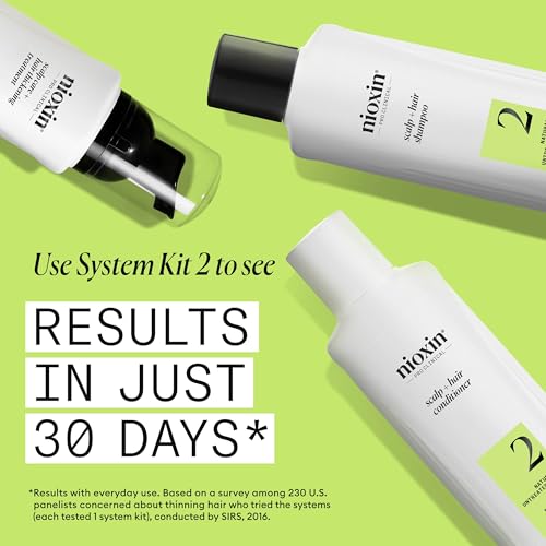 Nioxin System 2 Thickening Shampoo for Natural Hair Thinning
