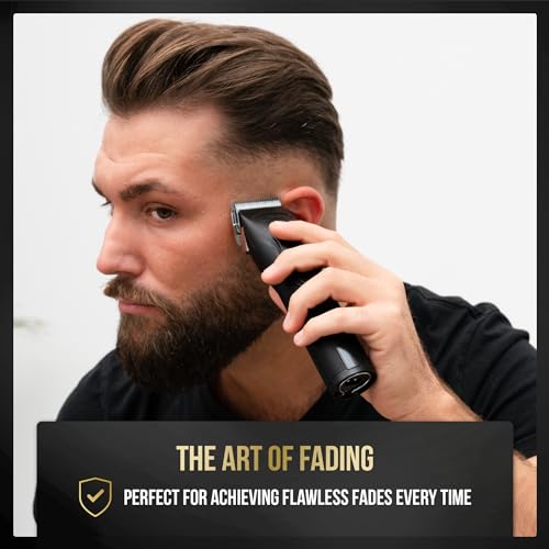 Novah Professional Cordless Hair Clippers for Men | Barber Kit