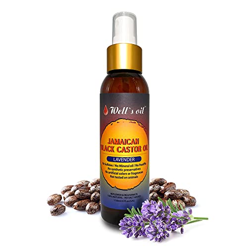 Well's Oil Jamaican Black Castor & Lavender Oil Spray - 4 oz