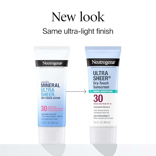 Neutrogena Ultra Sheer Dry-Touch Sunscreen SPF 55 Lotion 3 Fl Oz - Water-Resistant, Broad Spectrum Sun Protection
