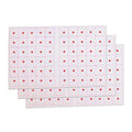 VAMA 3mm Red Round Bindi Stickers - 12 Card Set