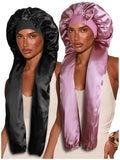 Satin Sleep Bonnet for Braids & Long Hair (2-Pack)