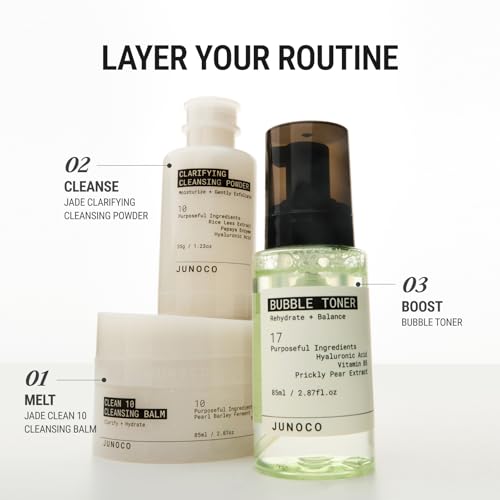 JUNO & Co. Bubble Toner – Hydrating Foam Toner with Hyaluronic Acid