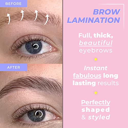 Brow Lamination Kit by CICI | Professional Instant DIY Eyebrow Lamination Lift Kit with Keratin Conditioning for Fuller, Thicker, Beautiful Brows | Easy to Use & Long Lasting Results