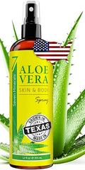 Organic Aloe Vera Spray for Face, Body & Hair - 12 fl oz