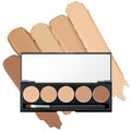 5 In 1 Multi-Use Correcting Concealer Palette,Waterproof Long Lasting Contour Palette,Professional Creamy Concealer Kit for Women,Easy to Create Full Coverage and Natural Finish.#5