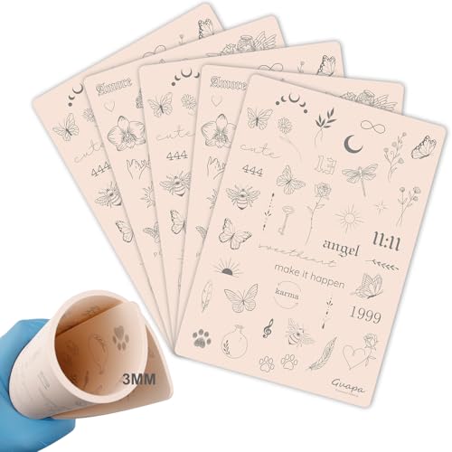 Guapa 3mm Tattoo Practice Skin Double-Sided Silicone Pad