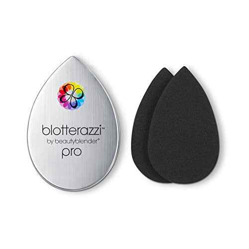 Beautyblender¢ç | Blotterazzi¢ç Pro Reusable Makeup Blotting Sponge, Includes Mirrored Compact, Re-Texturize Makeup, Absorb Excess Oil and Shine