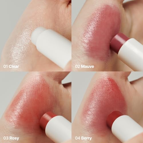 Laka Soul Vegan Lip Balm (4 Shades) Tinted, 3.9g/0.13oz, Deep Nourishing Plant-Based Lip Moisturizer, Vegan Lip Balm for Dry, Cracked and Chapped Lips (#Mauve)