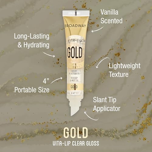 Ruby Kisses Broadway Vita-Lip Gloss 10 Pack - High Shine Hydrating