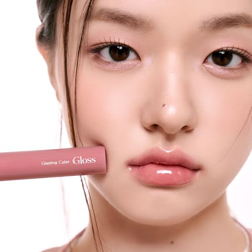rom&nd Glasting Color Gloss - Korean Lip Gloss, Plumping, High Shine