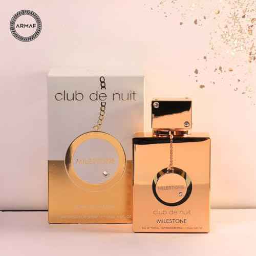 Armaf Club De Nuit Milestone for Unisex Eau de Parfum Spray, 3.6 Ounce