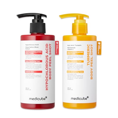 medicube Dual Body Peel Shot Duo – Hypochlorous Acid & Turmeric