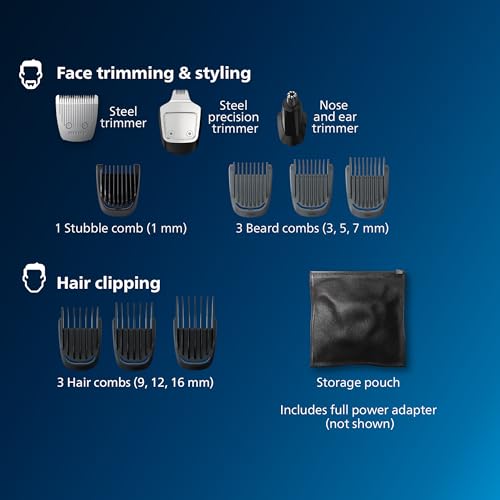 Philips Norelco 13-Piece Multi Groomer Kit for Beard & Hair