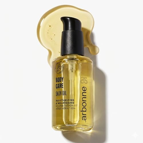 Arbonne BodyCare Skin Oil ? Lightweight Moisturizing Blend with Omega Fatty Acids, Hyaluronic Acid, & Essential Oils for Hydration, Radiance, Smooth Skin, Firmness, & Spa-Like Sensory Experience