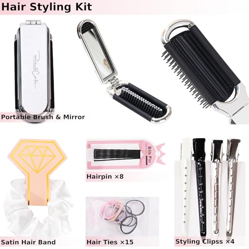 Wedding Day Emergency Kit for Bride, 39 Pc Essential Items for Brides Daily Use Women Wedding Gift, Travel Kit Personal Care Survival Set with Bride Makeup Bag - Wedding Emergency Kit Supplies