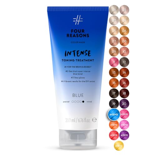 FOUR REASONS Intense Blue Color Mask - Semi-Permanent Hair Conditioner